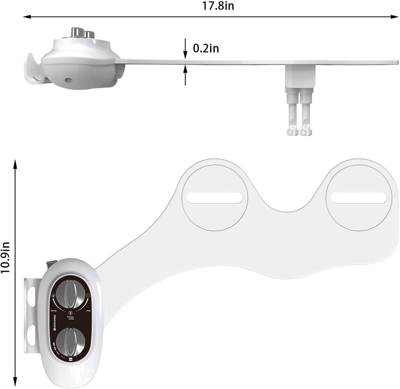 SANIWISE Bidet Attachment A200 Black