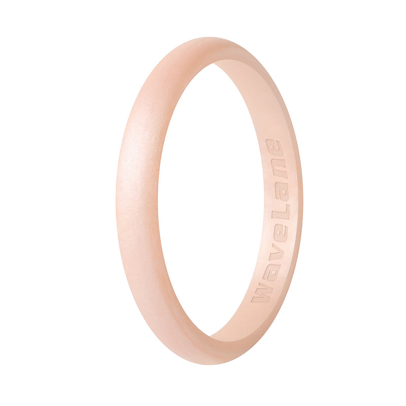 WAVELANE Multi-Color Silicone Ring Wedding Band Silicone Sports Rings for Women
