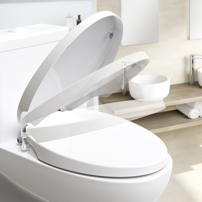 SANIWISE Bidet Toilet Seat F6 for Elongated Toilets